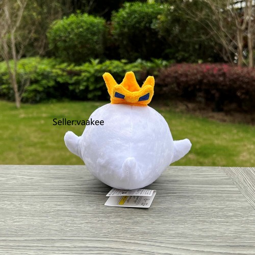 14cm Cute Super Mario Bros Plush Crown Boo Ghost Cartoon Stuffed Toy Soft Doll - Picture 4 of 4
