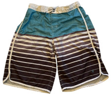 Ocean Pacific OP Swim Trunks Men Small 28-30 Elastic Waist Drawcord Board Shorts
