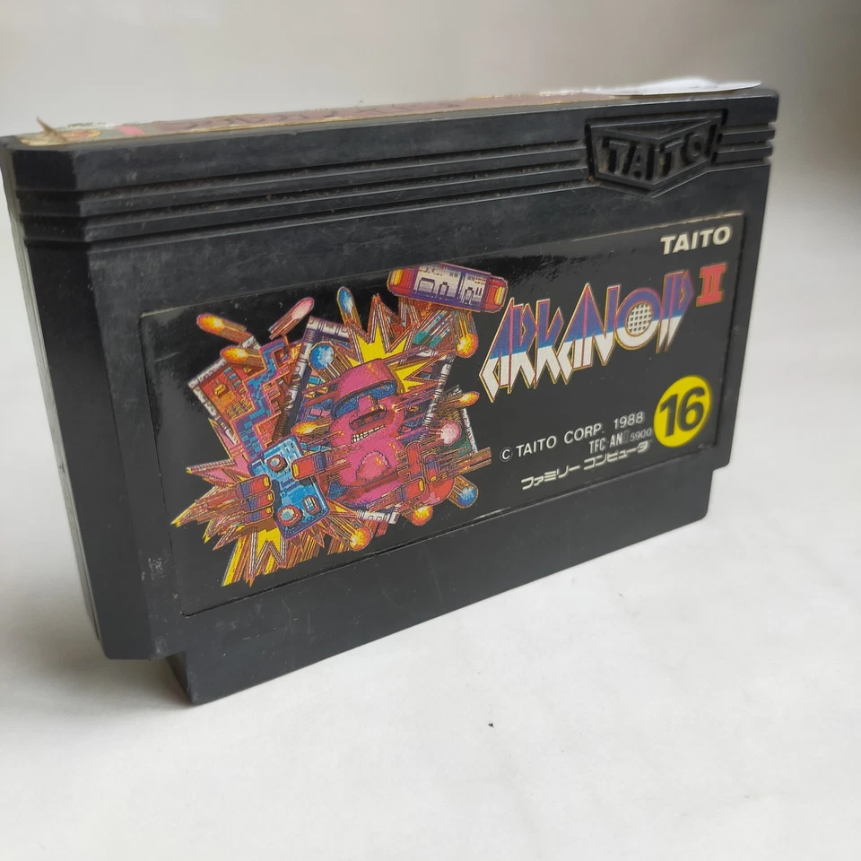 Arkanoid II Taito pre-owned Nintendo Famicom NES Tested - Image 2 of 4