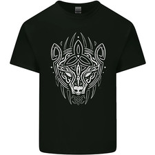 Viking Bear Symbols With Valknut Symbol Mens Cotton T-Shirt Tee Top