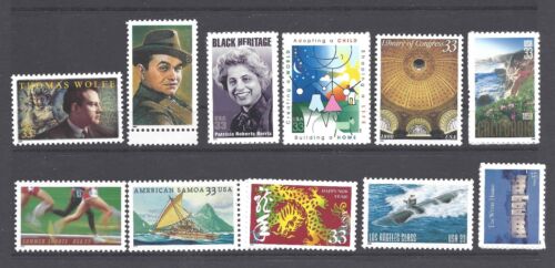 US 2000 Commemorative Year Set with 39 Stamps MNH - Picture 2 of 3