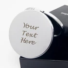 Personalised Compact Mirror Engraved Any Text Birthday Wedding Gift for Her