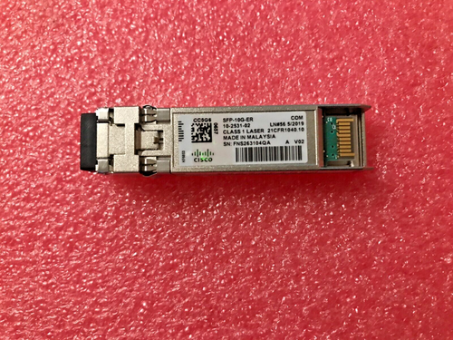 SFP-10G-ER Cisco 10GBASE-ER 10-2531-02 1550nm 40KM SFP+ Module TRANSCEIVER New - Picture 2 of 4