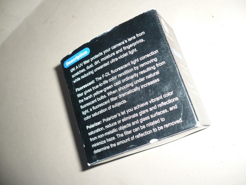 MERKURY OPTICS 3 Piece High Rez Filter Set 52mm UV, FD, PL Model FK-52B - Picture 11 of 11