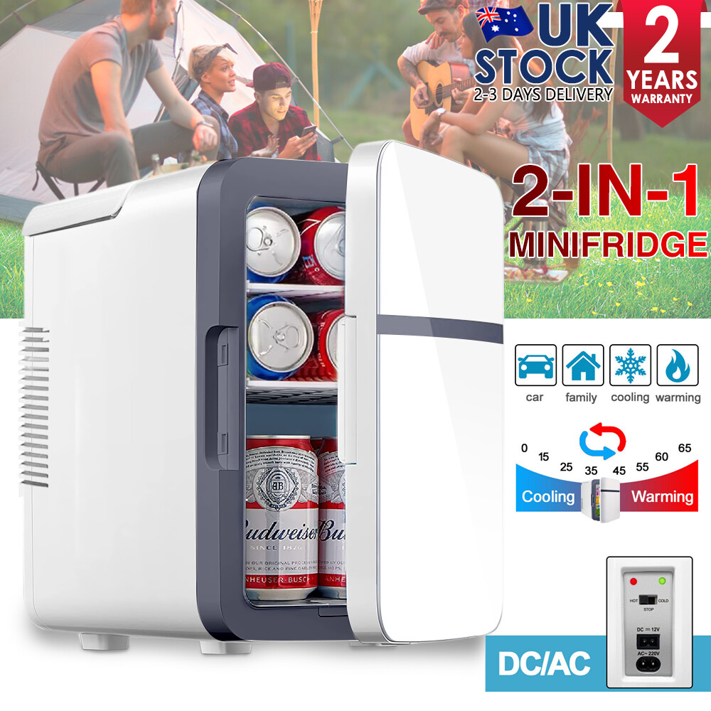 8/10L Mini Car Fridge Table Top Electric Small Cooler Portable Ice Box Car eBay