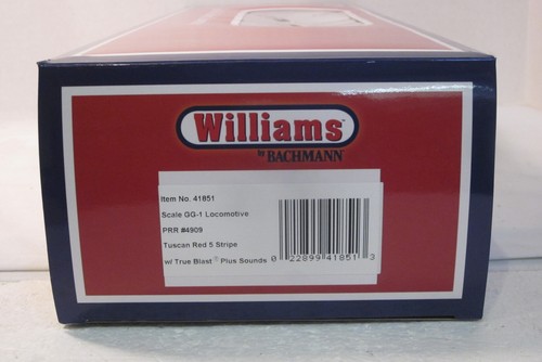 Williams 41851 Scale PRR GG-1 #4909 Tuscan 5 Stripe w/True Blast Plus Sounds NOS - Picture 17 of 21