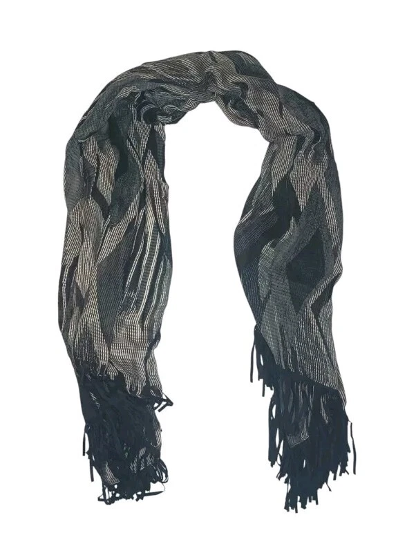 Steve Madden Mujer Bufanda Súper Suave Bufanda Envoltura Gris Multicolor con Bolsa de Viaje Foto 3 de 4