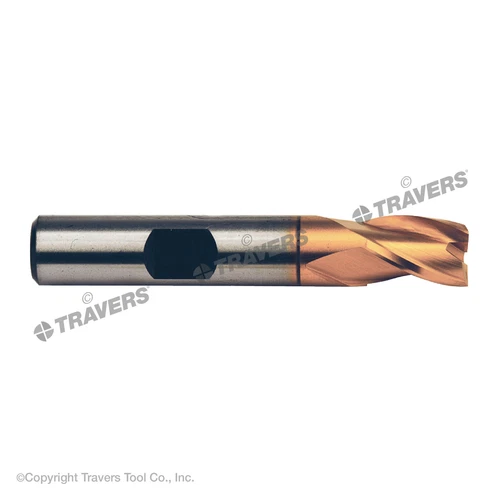 TTC HP 09-336-060 3/8" Size, 1/2" LOC, 3 Flute, M42 8% Cobalt Finishing End Mill