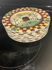 Thomson COUNTRY HOME Salad Plate (s) LOT OF 8 Beth Vincent Stephens