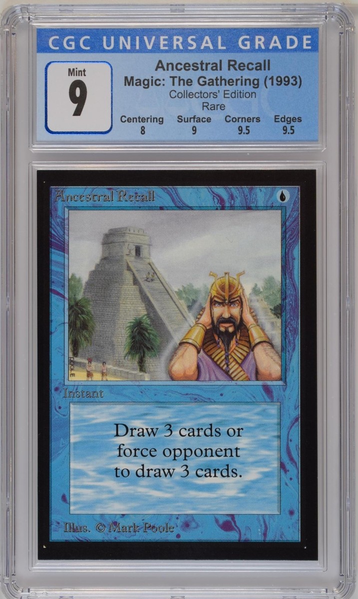 Magic: The Gathering MTG Ancestral Recall [Collectors