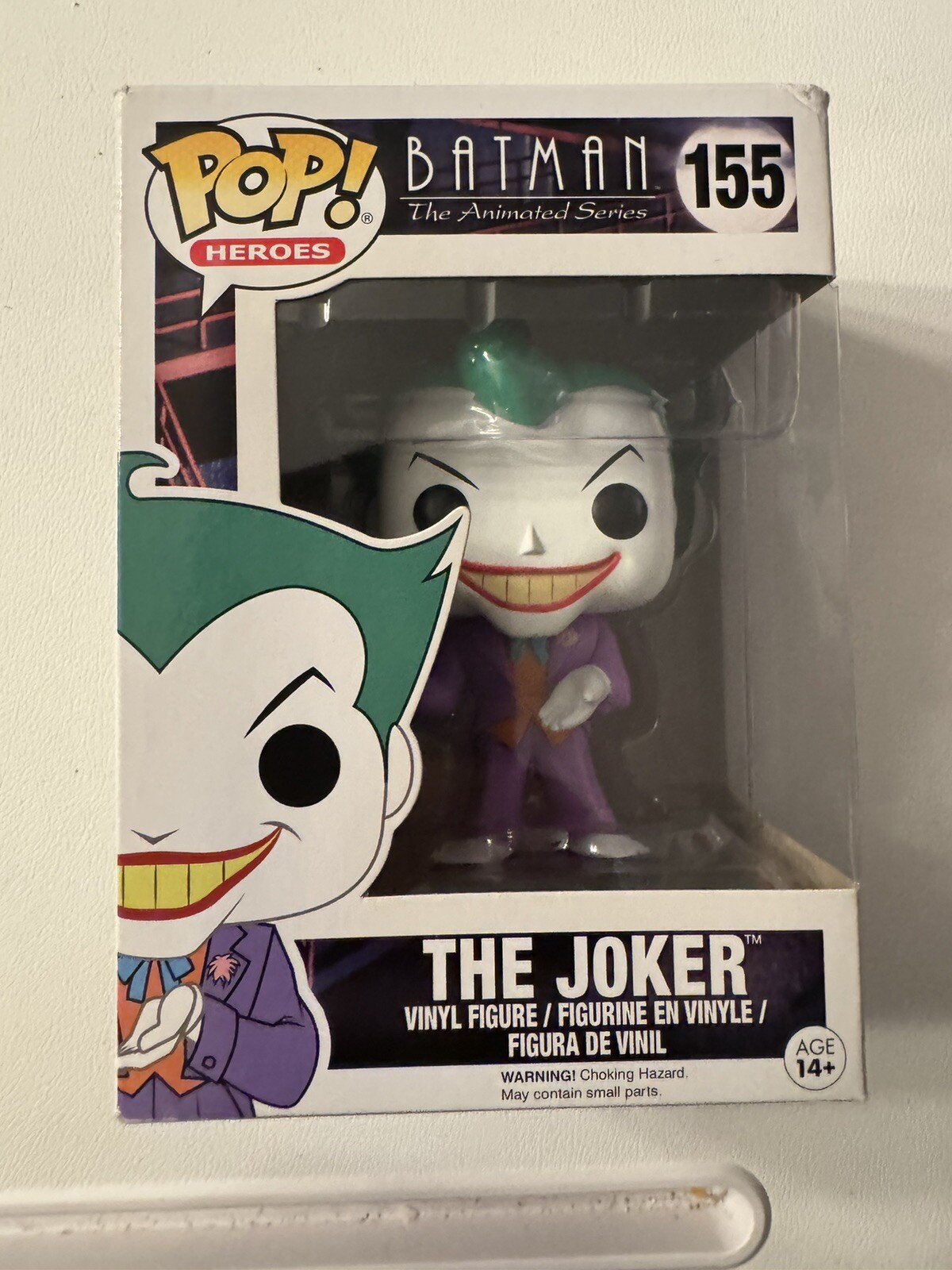 Funko Pop! Batman The Animated Series Joker #155 W/Protector Dc Comics