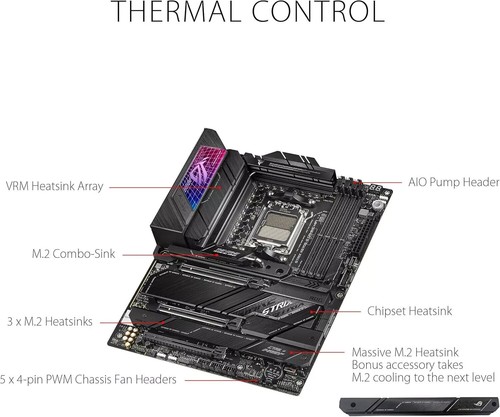 ASUS ROG Strix X670E-E Gaming WIFI Mainboard AMD Sockel AM5 Ryzen 7000/8000/9000 - Bild 4 von 5