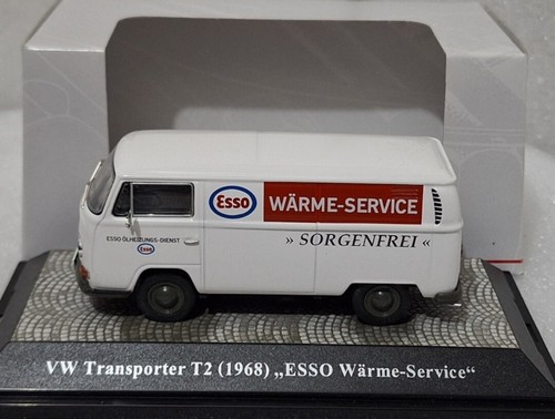 (10) Volkswagen VW T2 Transporter ESSO 1968 White 1:43 Premium Classixxs 11254 - Picture 12 of 16