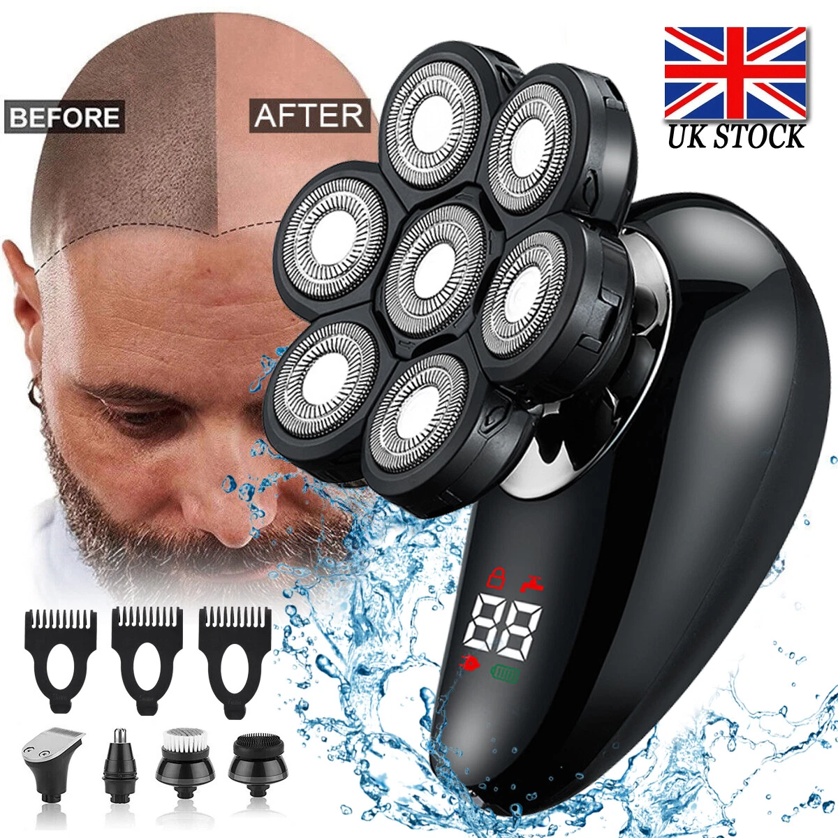 Electric razor 2024 for shaving head