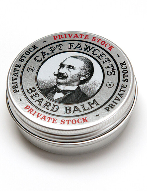 Captain Fawcett Private Stock Beard Balm For Condition & Style 60ml / 2oz Tin