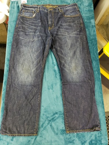 American Eagle Outfitters Mens Made To Last Blue Jeans Sz 40x32 Stretch Denim Ebay