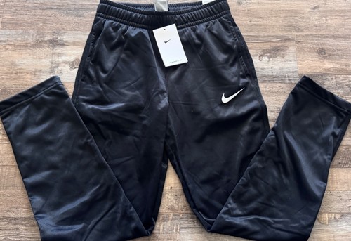 NWT Nike Boys YLG Black/White Standard Therma-Fit Sweat Pants Large - Picture 2 of 2