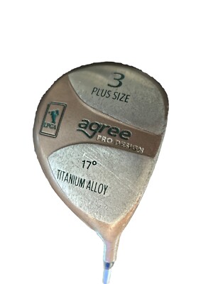 Square Two LPGA Agree Pro Design #3 Plus Size Wood 17° Graphite Ladies Golf RH  