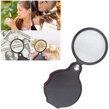 10X Pocket Foldable Magnifier Loupe Mini Reading Optical Magnifying Glass Tool a