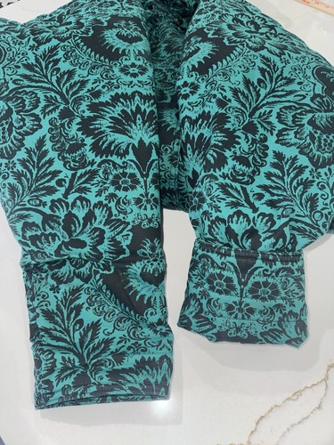 Eddie Bauer Vintage Goose Down Jacket Large Hooded Green Floral Print USA - Picture 17 of 17
