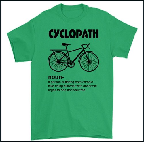 Cyclopath Herren Lustige Fahrrad T-Shirt Mountainbike MTB Racer Straße - Bild 3 von 23