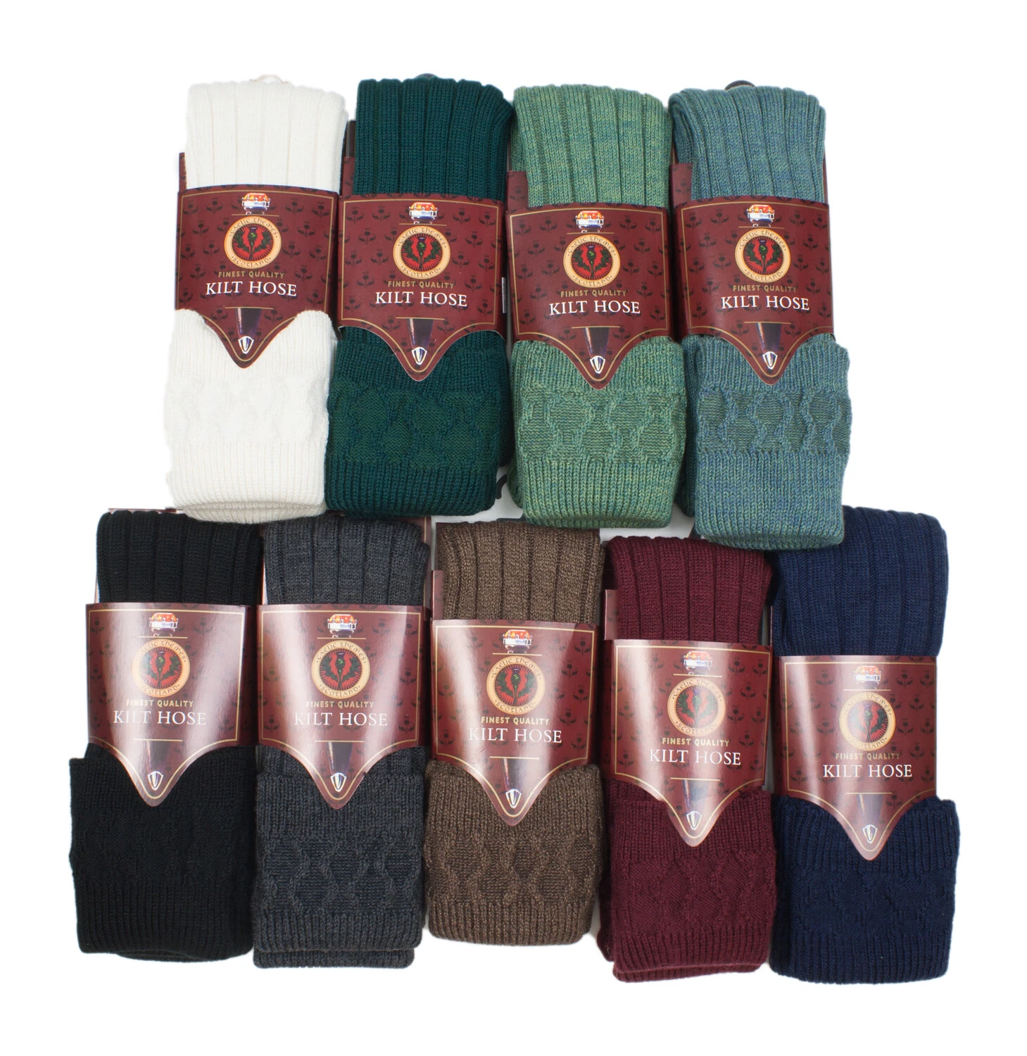 Quality Wool Blend Kilt Hose - Made in Scotland