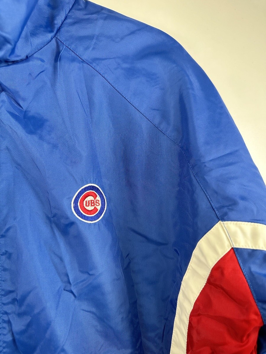 majestic CUBS ナイロンジャケット Majestic MLB Chicago Cubs Full Zip Jacket Blue Size XL 24x26