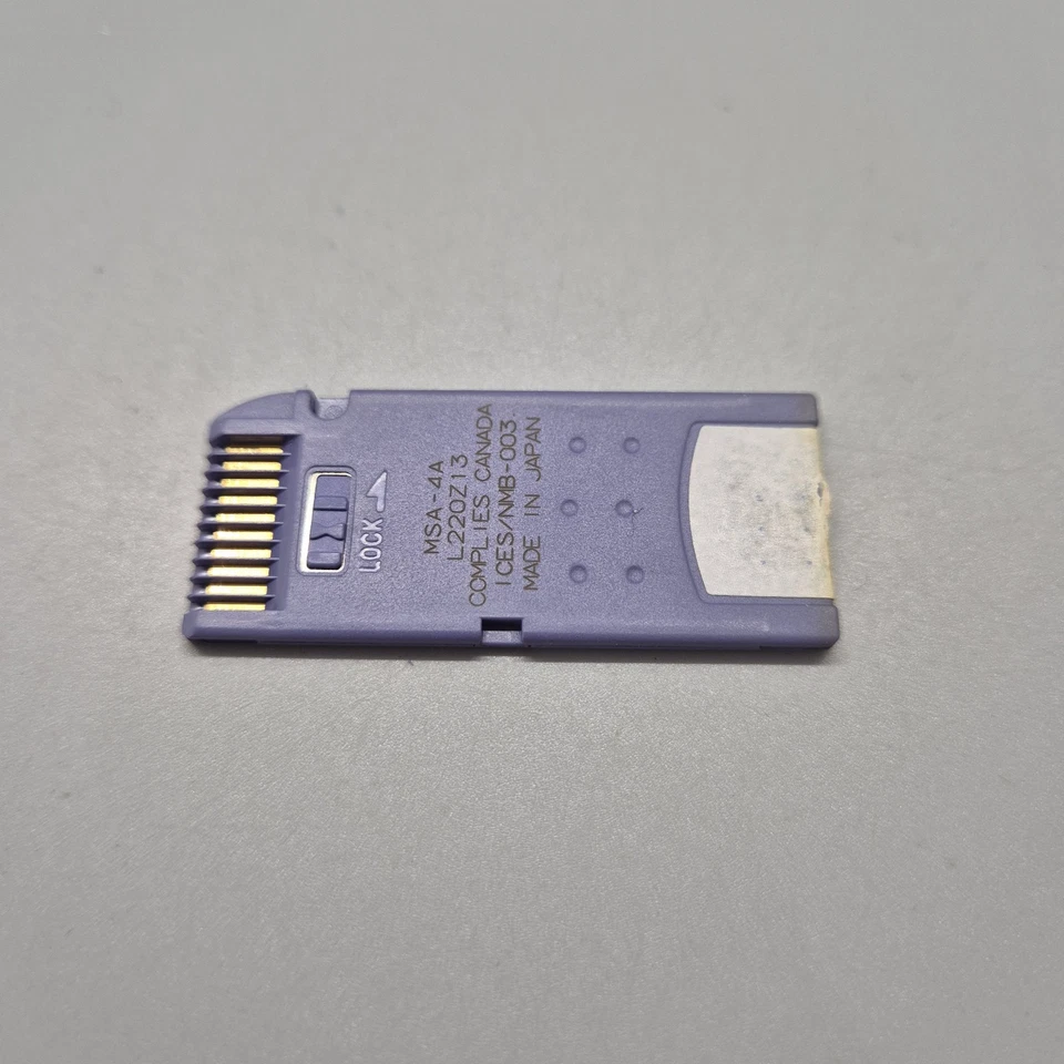 Sony Memory Stick 4MB - Image 2 of 2