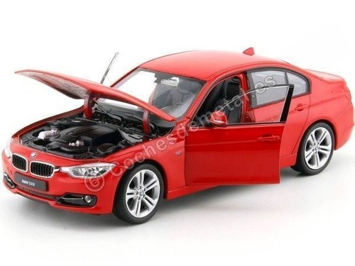 2012 BMW 335i Serie 3 (F30) Rojo 1:24 Welly 24039 - Imagen 4 de 8