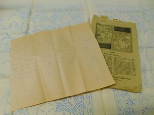 Vintage 1920s AUNT MARTHAS Stamped for Embroidery LINEN PICTURES PAIR Mail Order