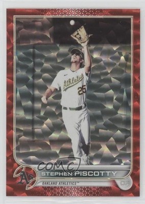 2022 Topps Series 2 Red Foilboard 50/199 Stephen Piscotty #349 md3