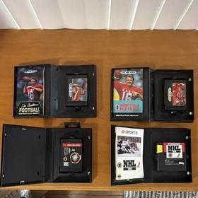 SEGA Genesis Game Lot w/ Manuals - Sonic, Aladdin, Mortal Kombat, Madden