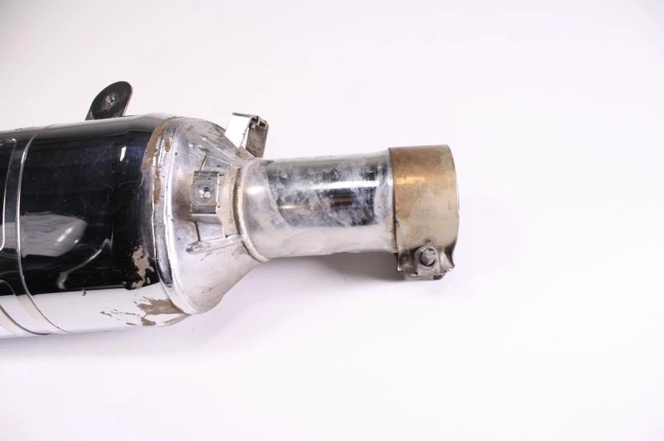 Silenciador tubo escape 16 BMW R1200RS, lata cromada Foto 3 de 4