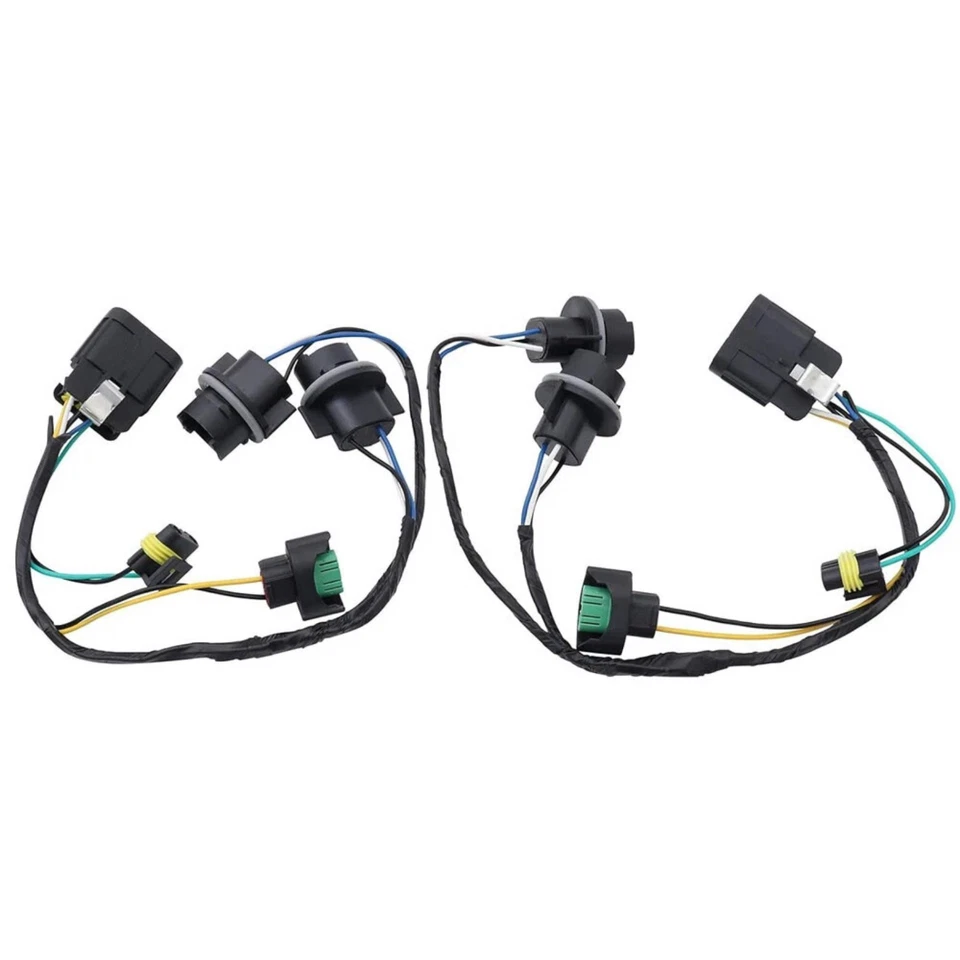 New Headlight Wiring Harness Set For 2007-2014 Chevy Silverado 3500 HD Models - Image 3 of 4