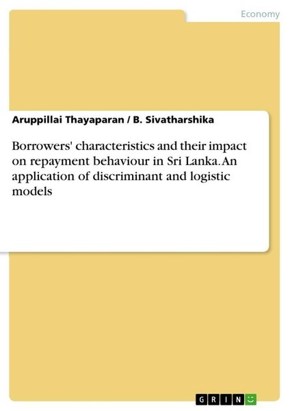 Borrowers' Characteristics And Their Impact On Repayment Behaviour In Sri Lanka.-image