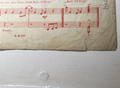 Jerry Lee Lewis Great Balls of Fire Original Sheet Music 1957. - Picture 10 of 12