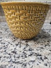Vintage Haeger Pottery Ceramic ART Planter Pot Weave Woven Pattern 5601 Basket