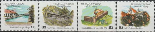 Trinidad & Tobago Hotels & Lodgings 1994 MNH-10 Euro
