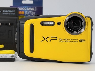 Fujifilm FinePix XP120 gelb stoßfeste & wasserdichte Digitalkamera [fast neuw...