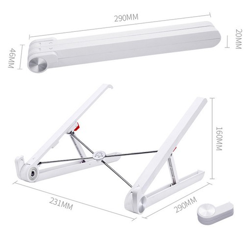Adjustable Laptop Stand for Tablets and Laptops 11 to 15.6 Inch - 第 3/12 張圖片