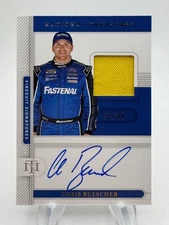 2021 National Treasures CHRIS BUESCHER Firesuit Signatures Patch Auto 91/99