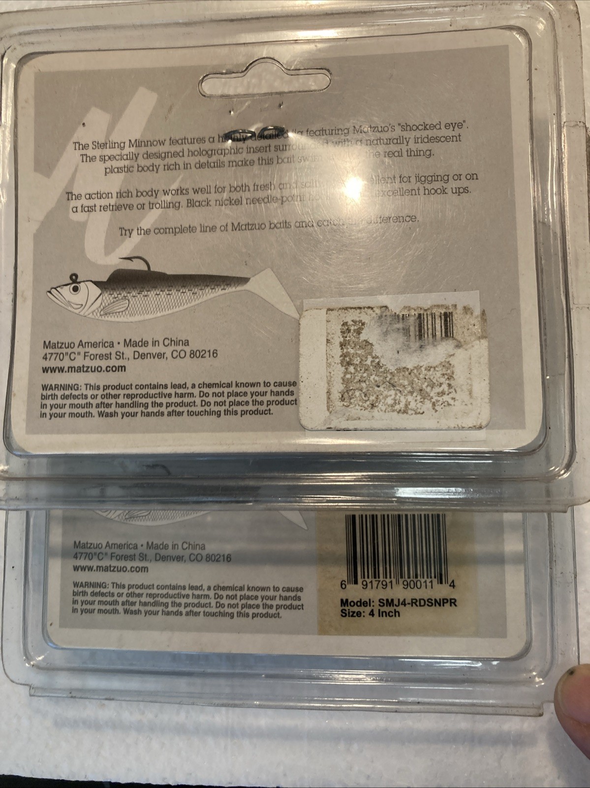 Tsunami Pro 5’ Holographic Swimbait/Matzo Sterling Minnow 4’ Pre-rig