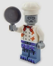 NEW LEGO ZOMBIE CHEF minifig halloween city town ghost monster cook