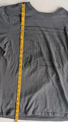 Banana Republic T-Shirt Uomo Grafica Ponte Taglia M Grigio - Foto 3 di 6