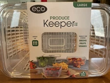 Eco Produce Keeper Prolongs Life Of Produce Size Large 12 X 8 X 6