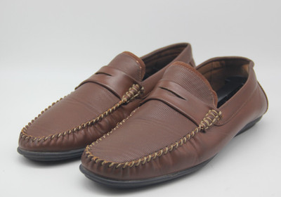 Nunn Bush Quail Valley Penny Dual Comfort Memory Foam Slip On Loafers 9.5M Brown