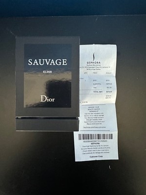 Dior Sauvage Elixir Full Size New Sealed Authentic w/ Receipt