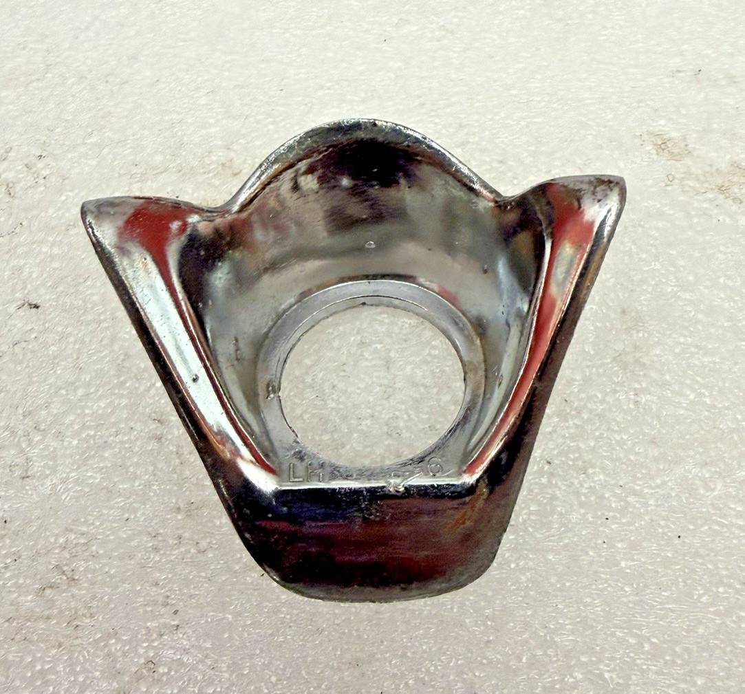 1960 Chevrolet Impala windshield wiper bezels left LH OEM GM 60 Chevy