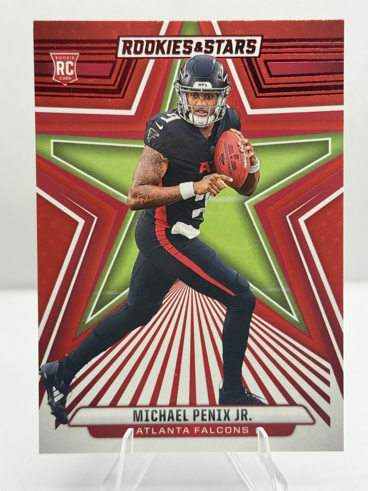 2024 Panini Rookies & Stars Michael Penix Jr. #179 Red (RC) Color Match🔥