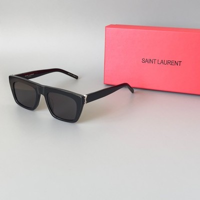 SAINT LAURENT SL M131/F 001 Black Sunglasses New Authentic